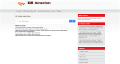 Desktop Screenshot of kikitirazlari.net